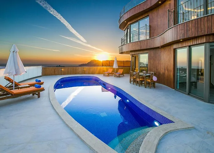 Luxury Valley-view Escape In Islamlar -villa 5 Kartal Yuvasi Vila Uzumlu (Mediterranean)