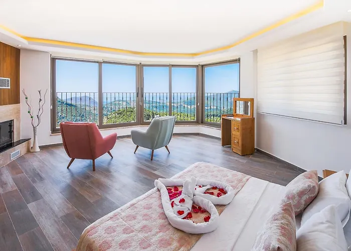 Luxury Valley-view Escape In Islamlar -villa 5 Kartal Yuvasi Villa Uzumlu (Mediterranean)